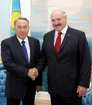 Назарбаев и Лукашенко