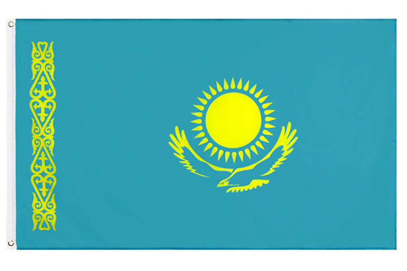 Флаг Казахстана – один из самых продаваемых стягов на AliExpress