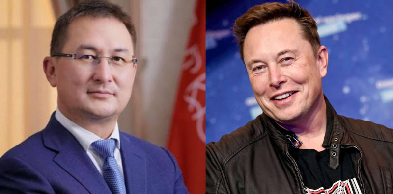 Аким предложили Илону Маску построить завод Tesla в Туркестане