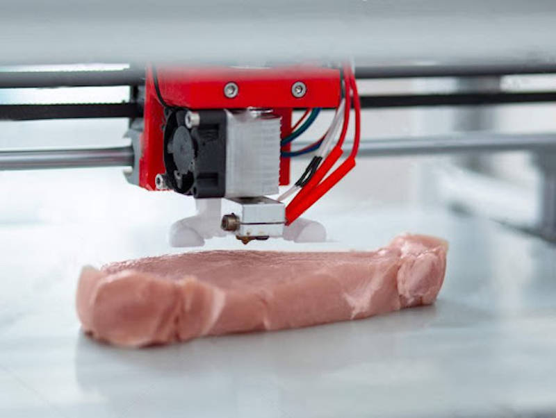 Мясо научились печатать на 3D-принтере